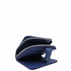 Maison Margiela Grain Leather Zipped Wallet In Denim -Hervia Shop hervia.com maison margiela sa3ui0006 p4745 t6099 wallets denim 1650983330SA3UI0006 3