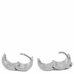 Maison Margiela Brushed Silver-Tone Stud Earring In Silver 5 Maison Margiela Brushed Silver-Tone Stud Earring In Silver -Hervia Shop hervia.com maison margiela sm1vg0015 sv0092 951 brushed silver tone stud earring 1652705656SM1VG0015 951