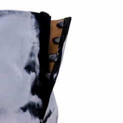 Maison Margiela Tabi Painted Leather Ankle Boots In Black/white -Hervia Shop hervia.com maison margiela tabi painted leather ankle boots 1657873643paintboot5