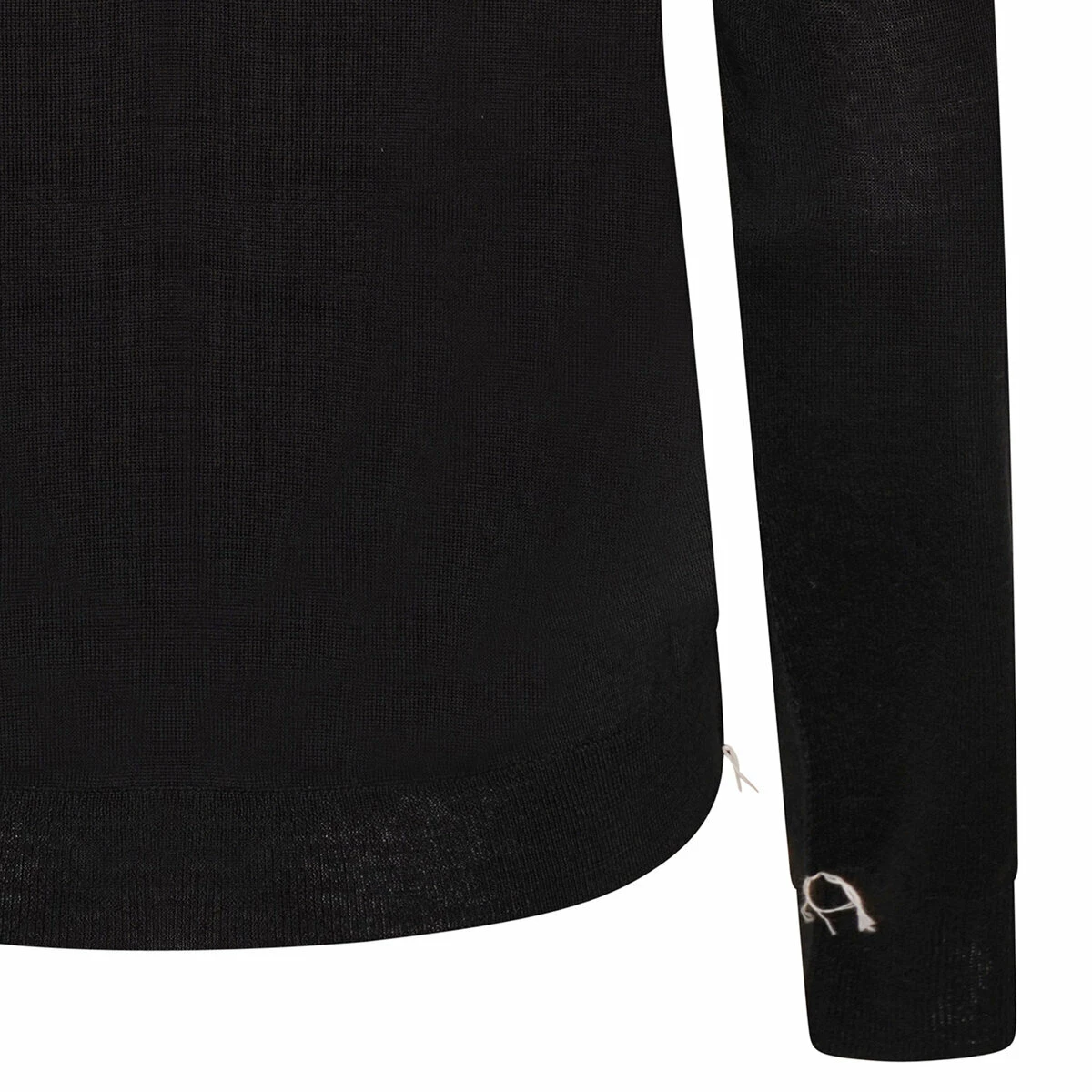 Maison Margiela Wool Funnel Neck Pullover In Black 4 Maison Margiela Wool Funnel Neck Pullover In Black - Image 4