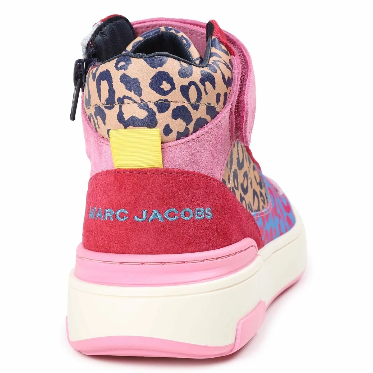 Marc Jacobs Kids Hip Hop Museum High-Top Leopard Sneakers In Multi 3 Marc Jacobs Kids Hip Hop Museum High-Top Leopard Sneakers In Multi - Image 3