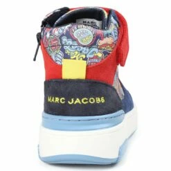 Marc Jacobs Kids High Top Comic Sneakers In Navy -Hervia Shop hervia.com marc jacobs kids w29066 pre fall trainers col. 85t high top comic sneakers 1696411375W29066 85T 003