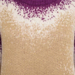 Y/Project Gradient Heavy Knit Sweater In Purple