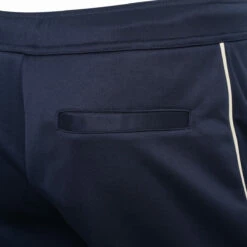 Wales Bonner Kola Straight-Leg Jersey Track Pants In White / Navy -Hervia Shop hervia.com ms23je10 je03 510 kola trackpants col. navy yellow 1684836690 2AJ8435