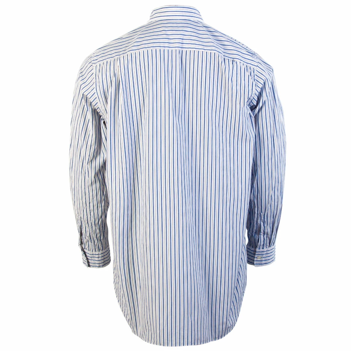 Comme Des Garçons PLAY B006 Black Heart Striped Shirt 1 Comme Des Garçons PLAY B006 Black Heart Striped Shirt