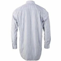 Comme Des Garçons PLAY B008 Black Heart Striped Shirt