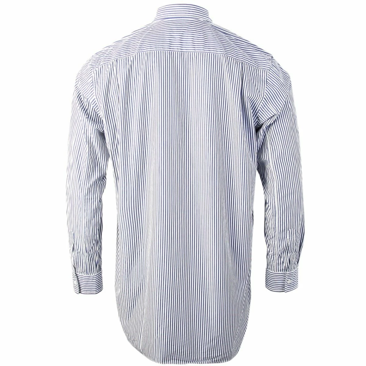 Comme Des Garçons PLAY B008 Black Heart Striped Shirt 1 Comme Des Garçons PLAY B008 Black Heart Striped Shirt