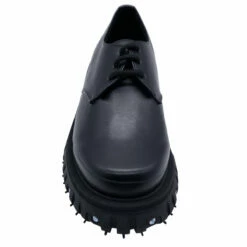 Phileo The 005 Derby Vegatex Grandad Shoe In Black