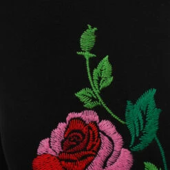 Comme Des Garçons Homme Plus Embroidered Rose Trousers In Black -Hervia Shop hervia.com pi t033 s22 mens t shirt col. 1 black 1646399019DSC09999