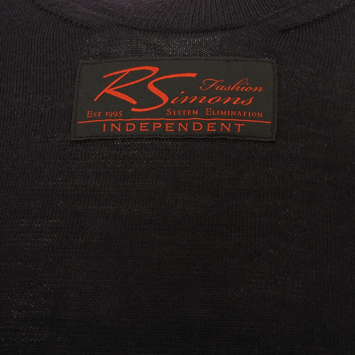 Raf Simons Fine Knit Sweater Vest In Dark Navy 1 Raf Simons Fine Knit Sweater Vest In Dark Navy