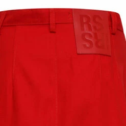 Raf Simons Buttoned Denim Skirt In Red -Hervia Shop hervia.com raf simons buttoned denim skirt 1658829326DSC02595 copy