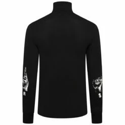 Raf Simons Hand Print RS Turtleneck In Black