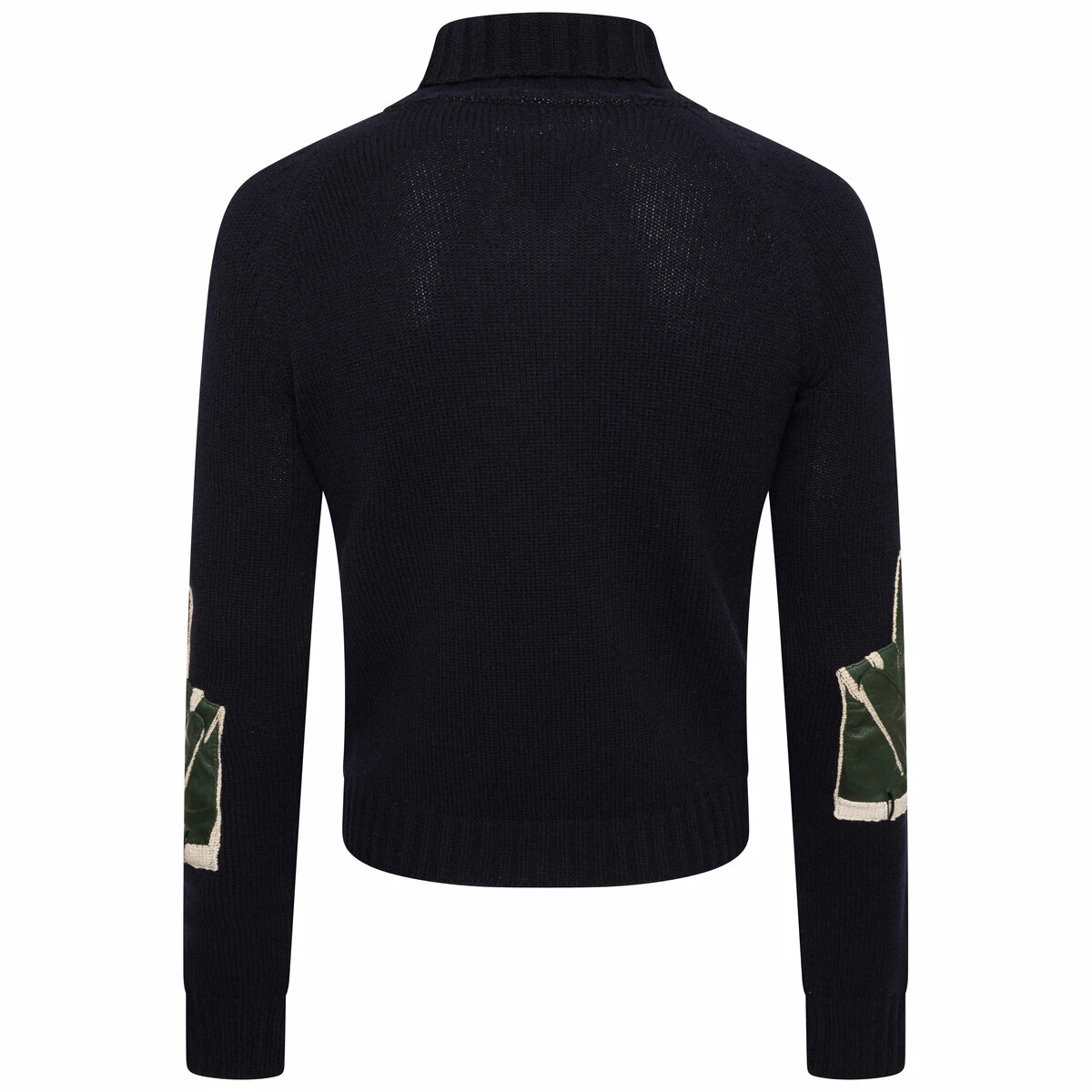 Raf Simons Small Fit Turtleneck Sweater With Glove In Dark Navy 1 Raf Simons Small Fit Turtleneck Sweater With Glove In Dark Navy