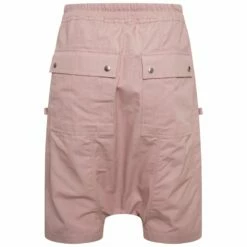 Rick Owens DRKSHDW Bauhaus Pods Shorts In Faded Pink