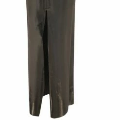 Rick Owens DRKSHDW Front Slit Rubberised Leggings In Black In Black