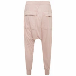 Rick Owens DRKSHDW Prisoner Drawstring Trousers In Faded Pink