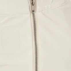 Rick Owens DRKSHDW Front Slit Rubberised Leggings In White In Milk