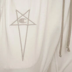 Rick Owens X Champion Prisoner Drawstring Pants In Milk