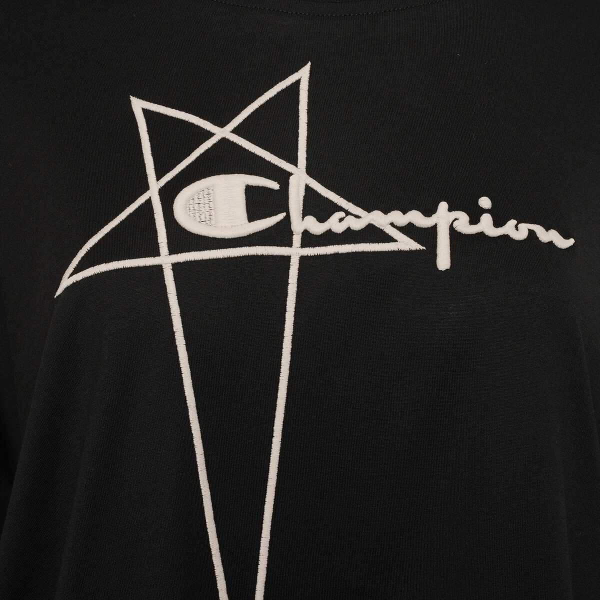 Rick Owens X Champion Tommy T-Shirt In Black 3 Rick Owens X Champion Tommy T-Shirt In Black - Image 3