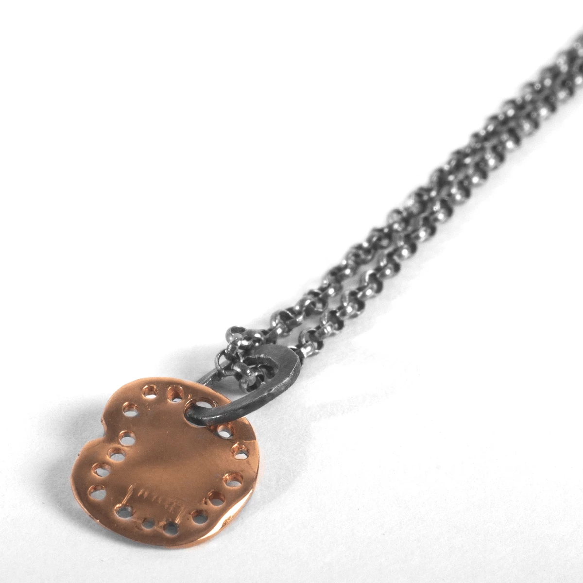 Rosa Maria Botrys Sterling Silver Pink Gold Necklace In Silver 2 Rosa Maria Botrys Sterling Silver Pink Gold Necklace In Silver - Image 2