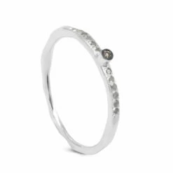 Rosa Maria Yto Cognac Set Diamond Ring Silver In Silver -Hervia Shop hervia.com rosa maria yto cognac set diamond ring silver 160699878913763.1