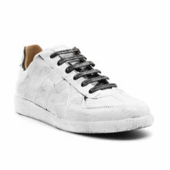 Maison Margiela Replica Painted Sneakers In Hand-painted -Hervia Shop hervia.com s37ws0566 p4128 h8680 sneakers black white 161788107222561 0003 Layer 165