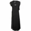 Maison Margiela Silk Blend Draped Front Dress In Black