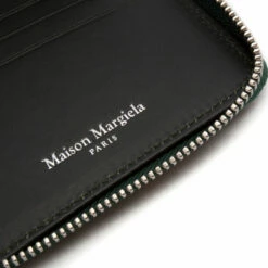 Maison Margiela Zip-Around Grain Leather Wallet Forest In Dark Green -Hervia Shop hervia.com s55ui0197 p0399 t7170 forest wallets 1631195465image 439.4