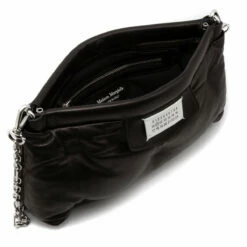 Maison Margiela Glam Slam Shoulder Pochette In Black 10 Maison Margiela Glam Slam Shoulder Pochette In Black -Hervia Shop hervia.com s56wf0160 p4300 t8013 black pochette 1631534369image 467.5