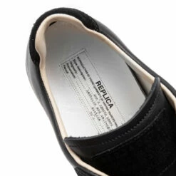 Maison Margiela Replica Leather Sneakers Black/Black In Black -Hervia Shop hervia.com s57ws0236 p1895 h6851 black black sneakers 162677208425384 0000 Vibrance 2