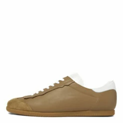 Maison Margiela Featherlight Leather Sneaker In Brown