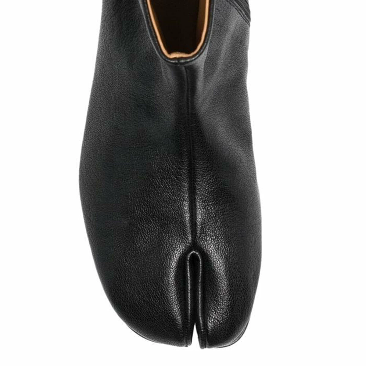 Maison Margiela Grained Leather Boots In Black 3 Maison Margiela Grained Leather Boots In Black - Image 3