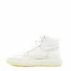 MM6 Maison Margiela High-Top Lace-Up Sneakers In White