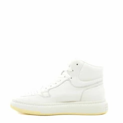 MM6 Maison Margiela High-Top Lace-Up Sneakers In White