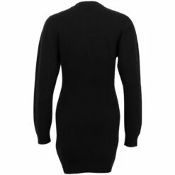 Dsquared2 Rib-Knit Mini Jumper Dress In Black