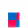 Comme Des Garçons Wallet SA0641FS Fluo Squares Wallet In Pink