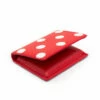 Comme Des Garçons Wallet SA0641PD Polka Dots Printed Wallet Red In Red