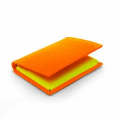 Comme Des Garçons Wallet SA0641SF Super Fluo Wallet Light Orange/Pink In Fluo Light Orange