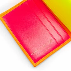 Comme Des Garçons Wallet SA0641SF Super Fluo Wallet Light Orange/Pink In Fluo Light Orange -Hervia Shop hervia.com sa0641sf wallet super fluo light orange pink 162488375924558 0004 Layer 182