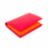 Comme Des Garçons Wallet SA0641SF Super Fluo Wallet Pink/Yellow In Fluo Pink