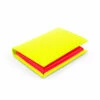 Comme Des Garçons Wallet SA0641SF Super Fluo Wallet Yellow/Light Orange In Fluo Yellow
