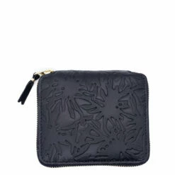 Comme Des Garçons Wallet SA2100EF Leather Wallet In Black