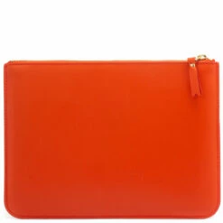 Comme Des Garçons Wallet SA5100RE Ruby Eyes Wallet Orange In Orange