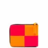 Comme Des Garçons Wallet SA7110FS Fluo Squares Wallet In Orange