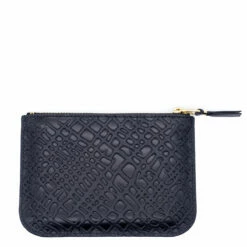Comme Des Garçons Wallet SA8100ER Embossed Roots Wallet In Black