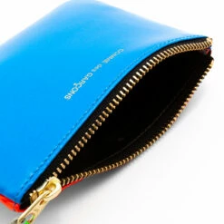Comme Des Garçons Wallet SA8100SF Super Fluo Wallet Orange/Blue In Orange -Hervia Shop hervia.com sa8100sf wallet orange blue 16228036001482 0003 Layer 183