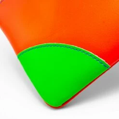 Comme Des Garçons Wallet SA8100SF Super Fluo Wallet Orange/Blue In Orange -Hervia Shop hervia.com sa8100sf wallet orange blue 16228036021482 0002 Layer 184
