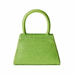 Self Portrait Diamanté Bow Micro Bag In Green -Hervia Shop hervia.com self portrait diamant bow micro bag 1696855961RS23 307 G 4