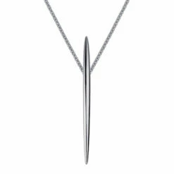 Shaun Leane Quill Long Pendant In Silver