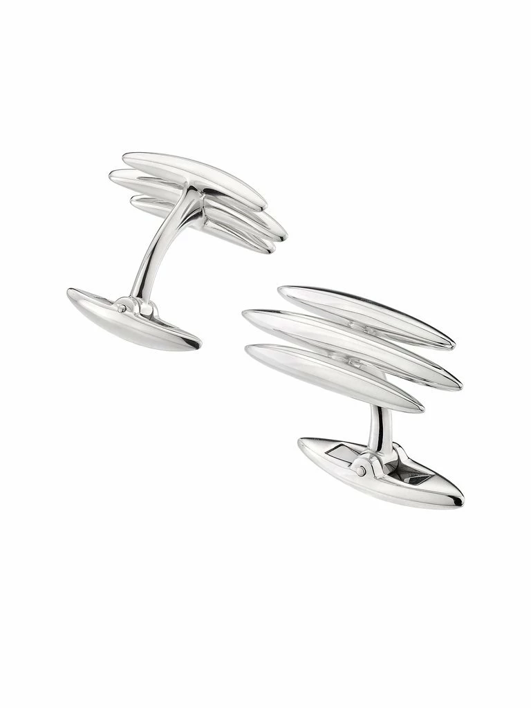 Shaun Leane Silver Arc Triple Cufflinks In Silver 1 Shaun Leane Silver Arc Triple Cufflinks In Silver
